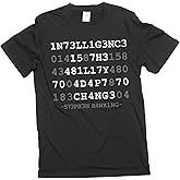 Men's Intelligence is The Ability to Adapt to Change Tee Shirt Science Geek Shirt