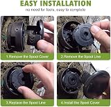 Jc.upin 2 Pcs Strimmer Spool Replacement for Bosch ART 23 SL 26 SL view 6