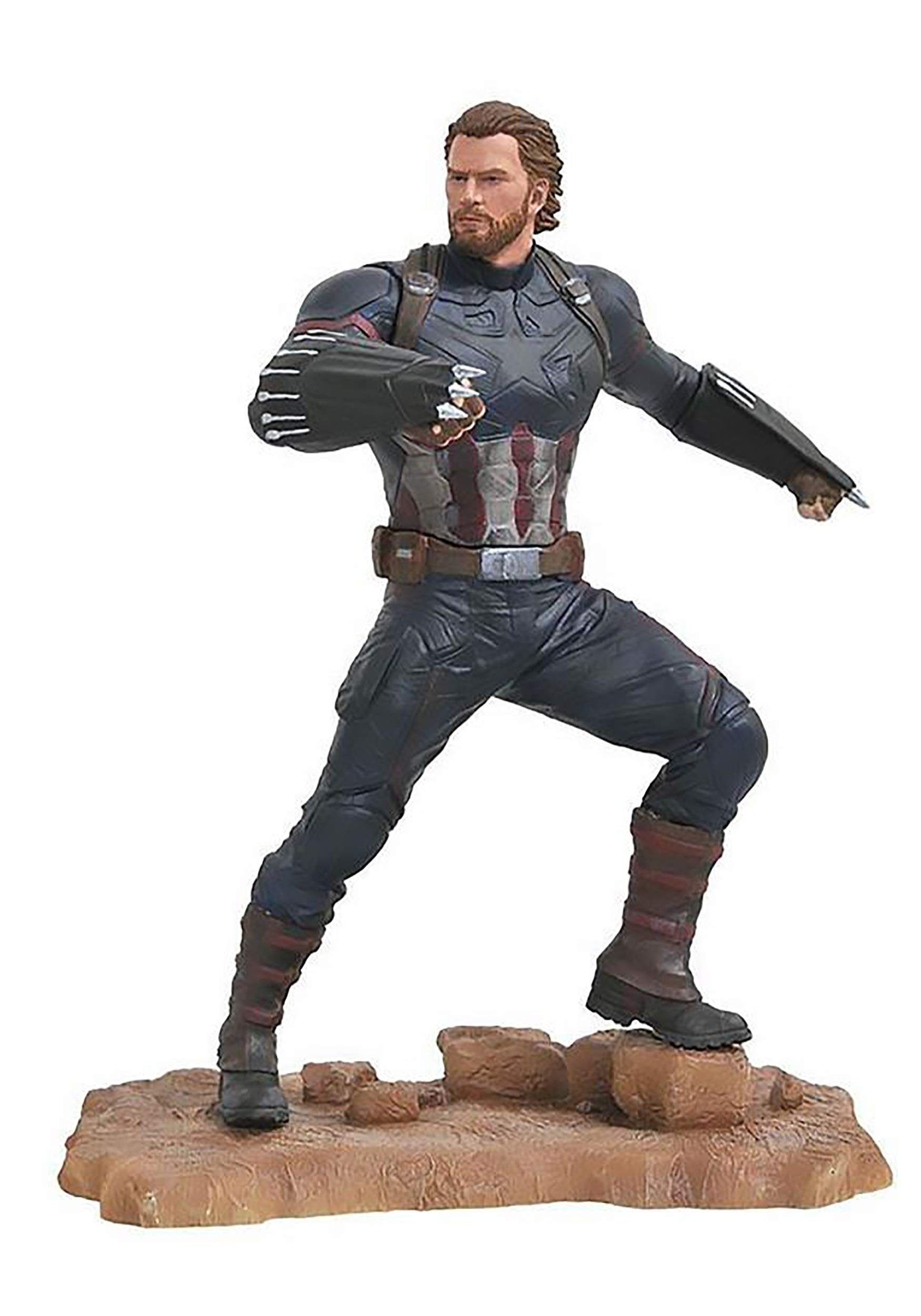 MARVEL GALLERY AVENGERS 3 CAPTAIN AMERICA PVC FIGURE
