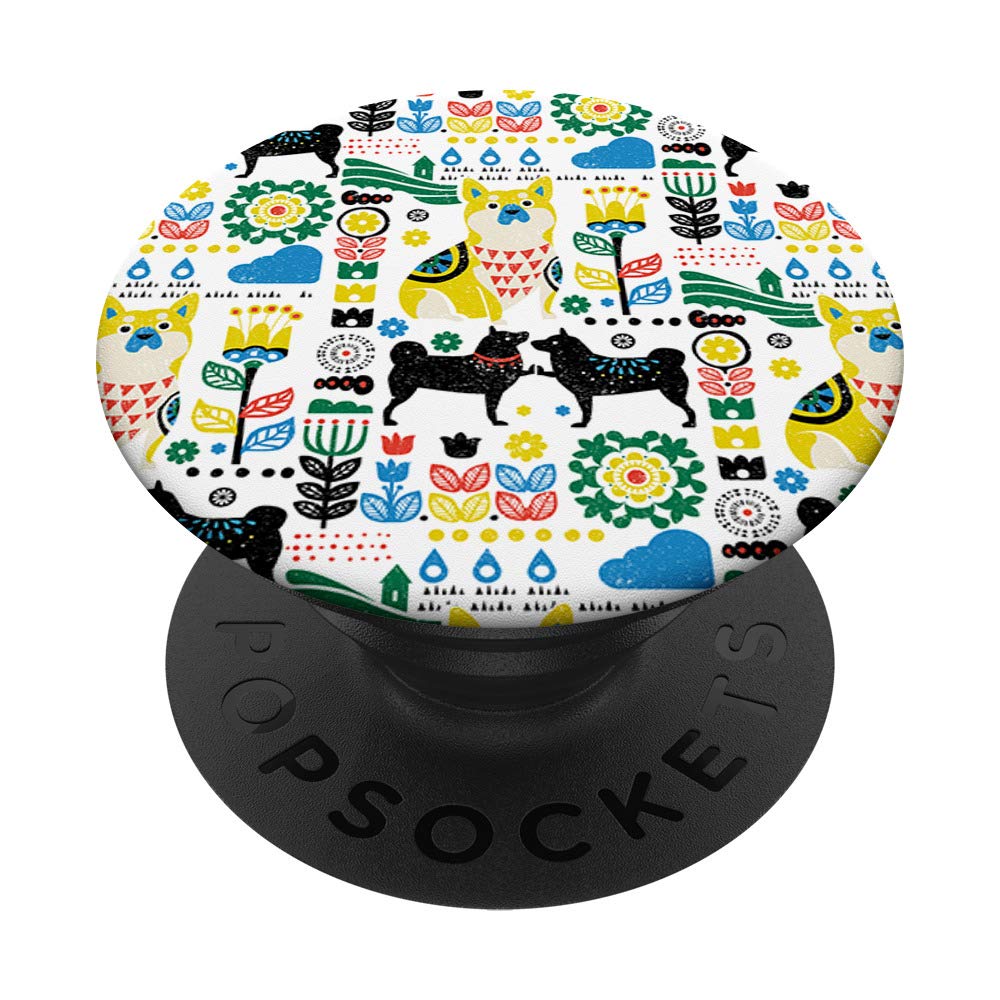 Scandinavian Shiba Inu PopSockets PopGrip: Swappable Grip for Phones & Tablets