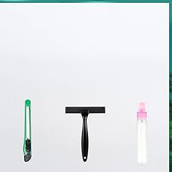 Frosted Glass Window Film with Tools,Reusable