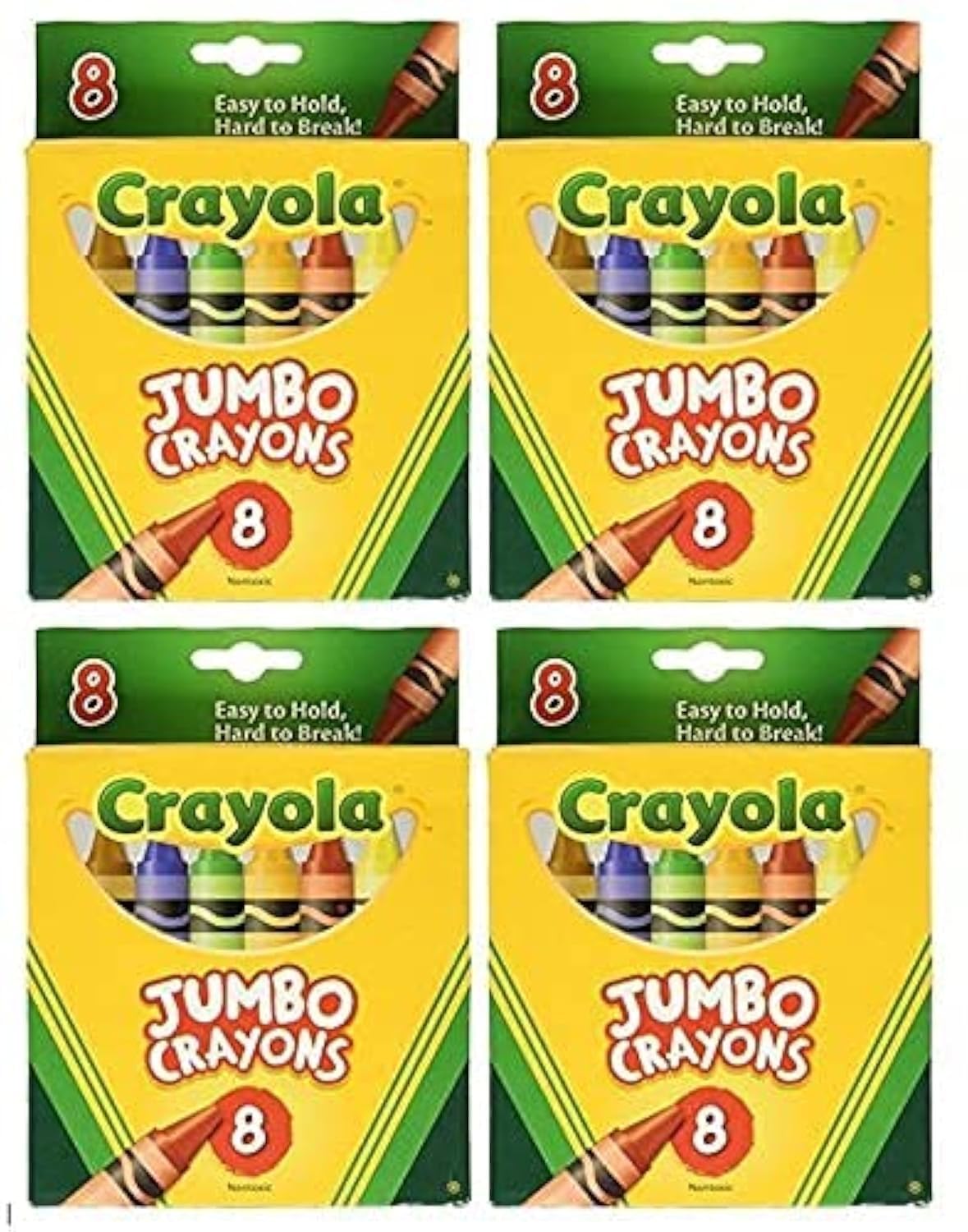 Photo 1 of Crayola Jumbo Crayons 8ct Pack of 4 …