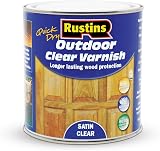 Rustins Quick Dry Outdoor Clear Varnish 1L Satin