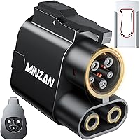 NACS to CCS Adapter-Max 500A 1000V -Compatible with Tesla Supercharger V3/V4-Fast Charging NACS to CCS1 Fit for Ford,GM,Rivia