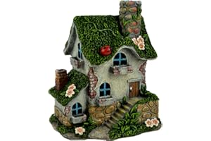 TOUCH OF NATURE Midwest Design Imports 56166 Solar Cottage House, 7.5-inch Height