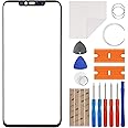 E-yiiviil Front Glass Outer Screen Lens Replacement Compatible with Huawei Mate 20 Pro LYA-L09 LYA-L29 LYA-AL00 6.39 inch with Tools(No Display and Touch digitizer)