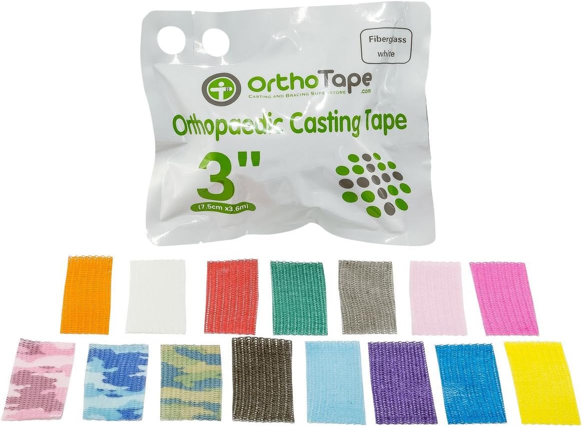 OrthoTape Premium Fiberglass Casting Tape 3INCH (1 ROLL