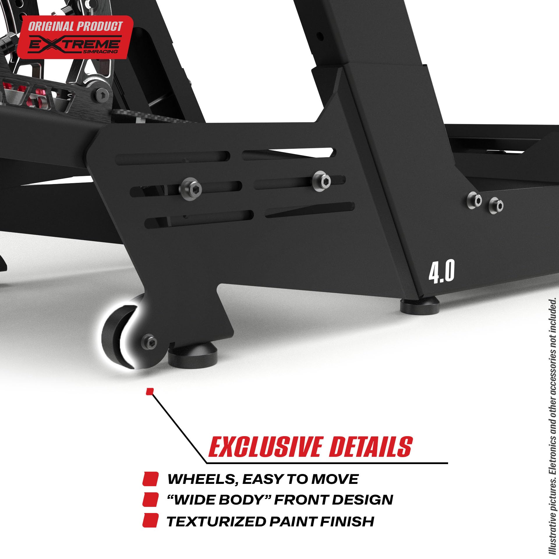 Mua Extreme Simracing Chassis 4.0 – Adjustable Racing Simulator Cockpit ...