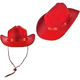 The Dreidel Company Cowboy Felt Western Hat, 22" Circumference Dress Up Costume Clothes for Kids, Pretend Play, Party Favors