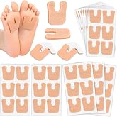 72 Pcs Callus Pads for Feet Soft Felt Callus Cushions for Bottom of Foot U Shape Metatarsal Pad Pain Relief Adhesive Coin Pad Keep Protecting Calluses from Rubbing on Shoes for Women Men Heel Pads