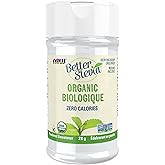 NOW BetterStevia, Organic Zero-Calorie Extract Powder, Keto Friendly, Suitable for Diabetics, No Erythritol, 28g