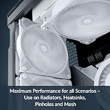 ARCTIC P14 Max 140mm PC Fan PWM 400-2800 rpm High Static Pressure White view 5