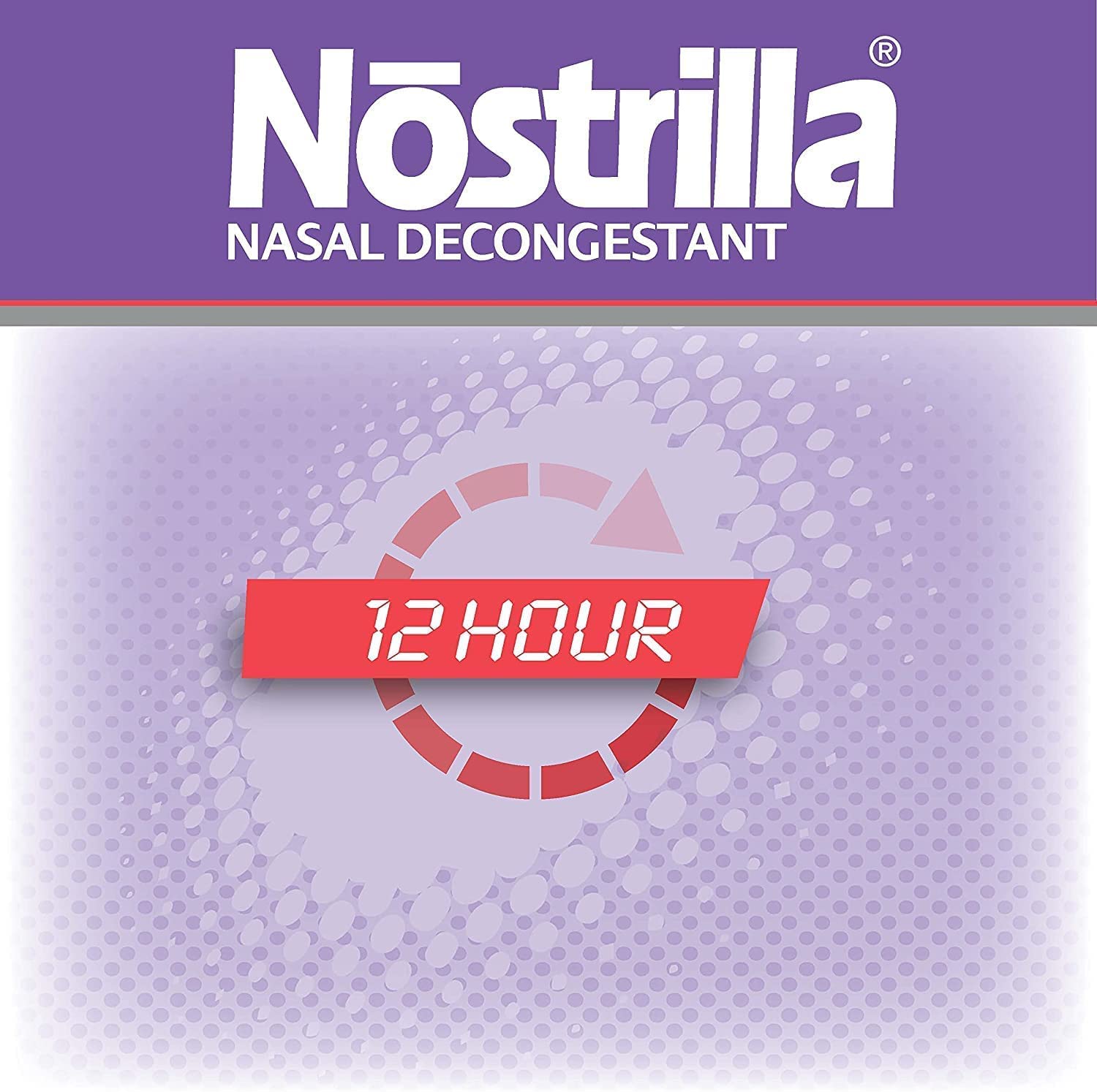 Nostrilla Nasal Decongestant Spray, Stuffy Nose Relief, 0.5 oz (3 Pack)