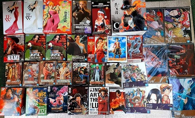 Amazon ｎｏ 37ワンピース フィギュア まとめセット ルフィ サンジ ロー エース ギア４ しらほし ハンコック ナミ ルッチ カリファ など フィギュア ドール 通販