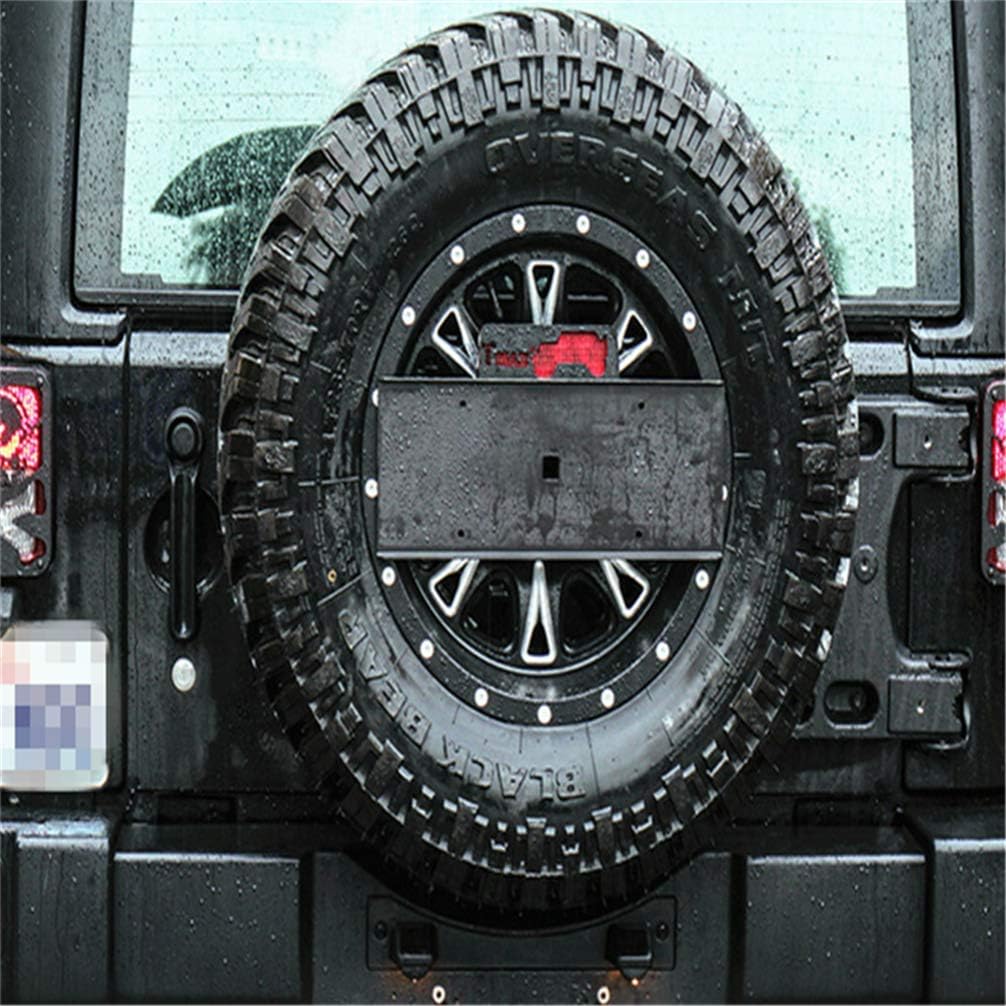 Bestmay J eep W rangler 2007-2016 Rear Spare Tire License Plate Relocation Bracket Kit