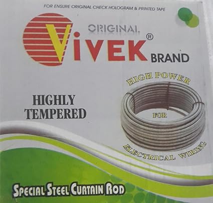 VIVEK Curtain Spring Wire for Electrical Wiring 40 Feet