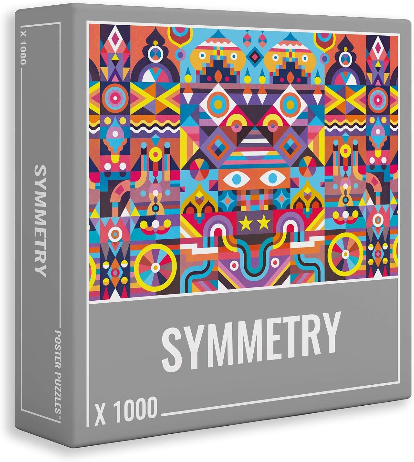 Cloudberries Symmetry Puzzle, Challenging Symmetrical 1000 Piece Puzzle for Adults with Unusual Design Hard Jigsaw Puzzles