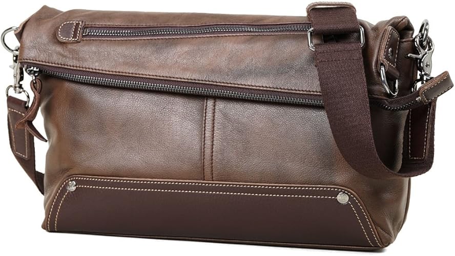 Amazon ショルダーバッグ メンズ Allegro アレグロ Yuttena ユッティーナ 斜めがけバッグ 肩掛け 本革 No 551 ブラウン Brown Allegro アレグロ メッセンジャーバッグ