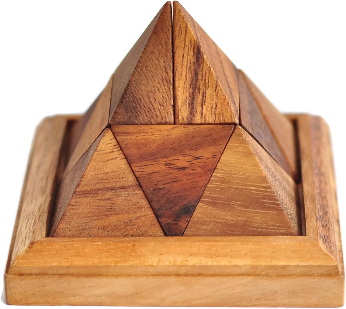 wooden pyramid blocks