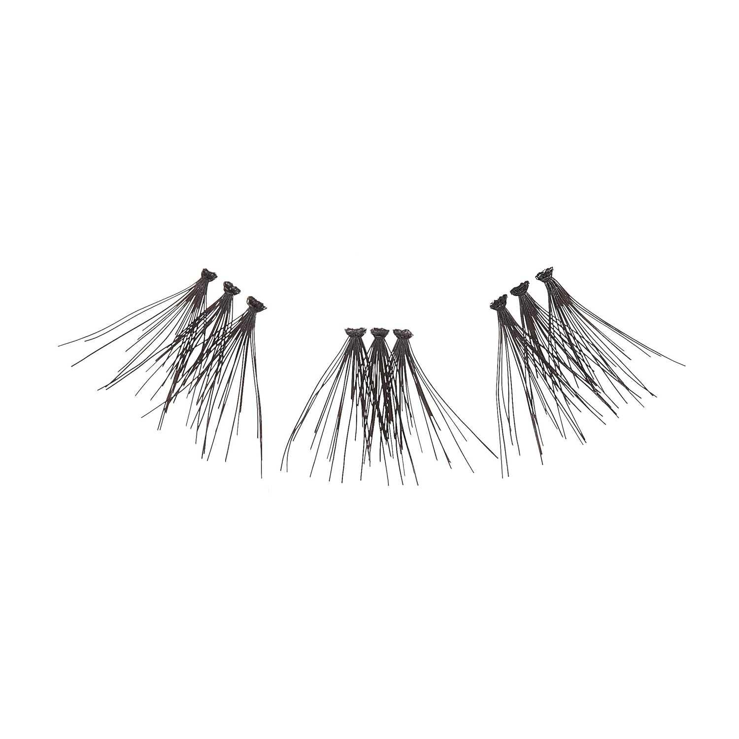 Kiss i-ENVY Ultra Black Trio Medium Lashes KPEC02UB (6 PACK) : Beauty