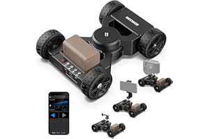 NEEWER DL400 Motorized Camera Slider Dolly App Control, Upgraded with Ultra Silent Dual Motor Drive, 5H Runtime Battery, Comp