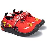 Disney Cars Water Shoes - Lightning McQueen Aqua Sock for Toddler Kids - Fashion Foot Protection for Water