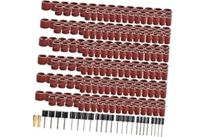 VILLCASE 458pcs Sand Ring Grinding Wheel and Electric Grinder Accessories Set for Polishing, Cutting, and Sanding Drum Sander