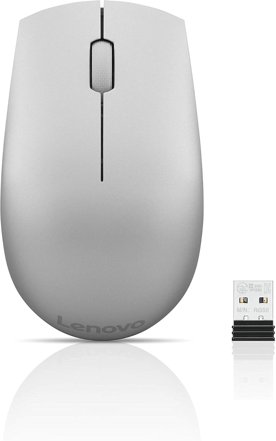 Lenovo 520 Wireless Mouse (Platinum) - Image 5