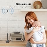 Ancable DAB Radio Aerial Indoor 3M FM Antenna for Hifi System Magnetic Base view 6