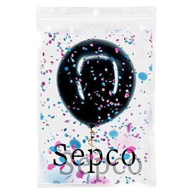 Buy Sepco 36 Black Gender Reveal Balloon Reveal Party Balloon Pop Plus Pink And Blue Confetti Online In Turkey B06xrm181z