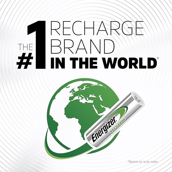 ENERGIZER POWER PLUS RECHARGEABLE AA BATTERIES (8 PACK), DOUBLE A BATTERIES