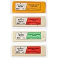 Farmers' Market Cheese Block Assortment 7oz 4-Pack, Shelf Stable, Pasteurized, Locally Sourced Wisconsin Cheese (Assortment, 4 Count)