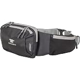 Mountainsmith Sprint Lumbar Pack - Heritage Black | Waist, Fanny, Hip, Running, Hiking, Travel, Dog-Walking, 4 Zippered Pockets