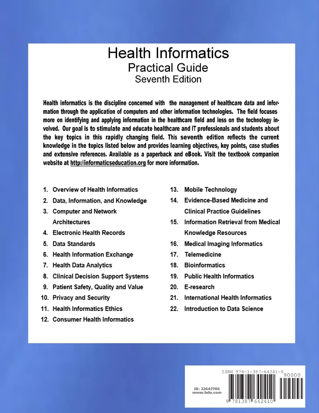 Health Informatics: Practical Guide Seventh Edition
