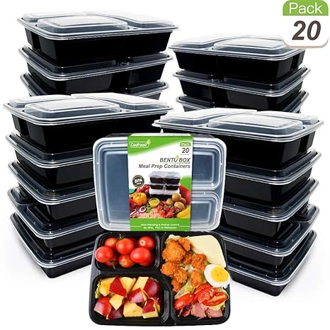 Amazon.com: Paquete de 20 recipientes de comida para ...