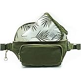 Ditty Co. - Lanikai Small Diaper Bag - Portable Changing Pad - Crossbody Bags For Women - Fanny Pack - Baby Travel Essentials (Olive Green)