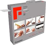 Famatel Adhesive Cable Trunking 5m x 10x16mm White Rectangular Easy Mount view 2