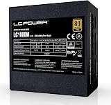 LC-POWER 1000W Gold PSU ATX 3.0 Fully Modular 80+ Gold PC Power Supply view 2
