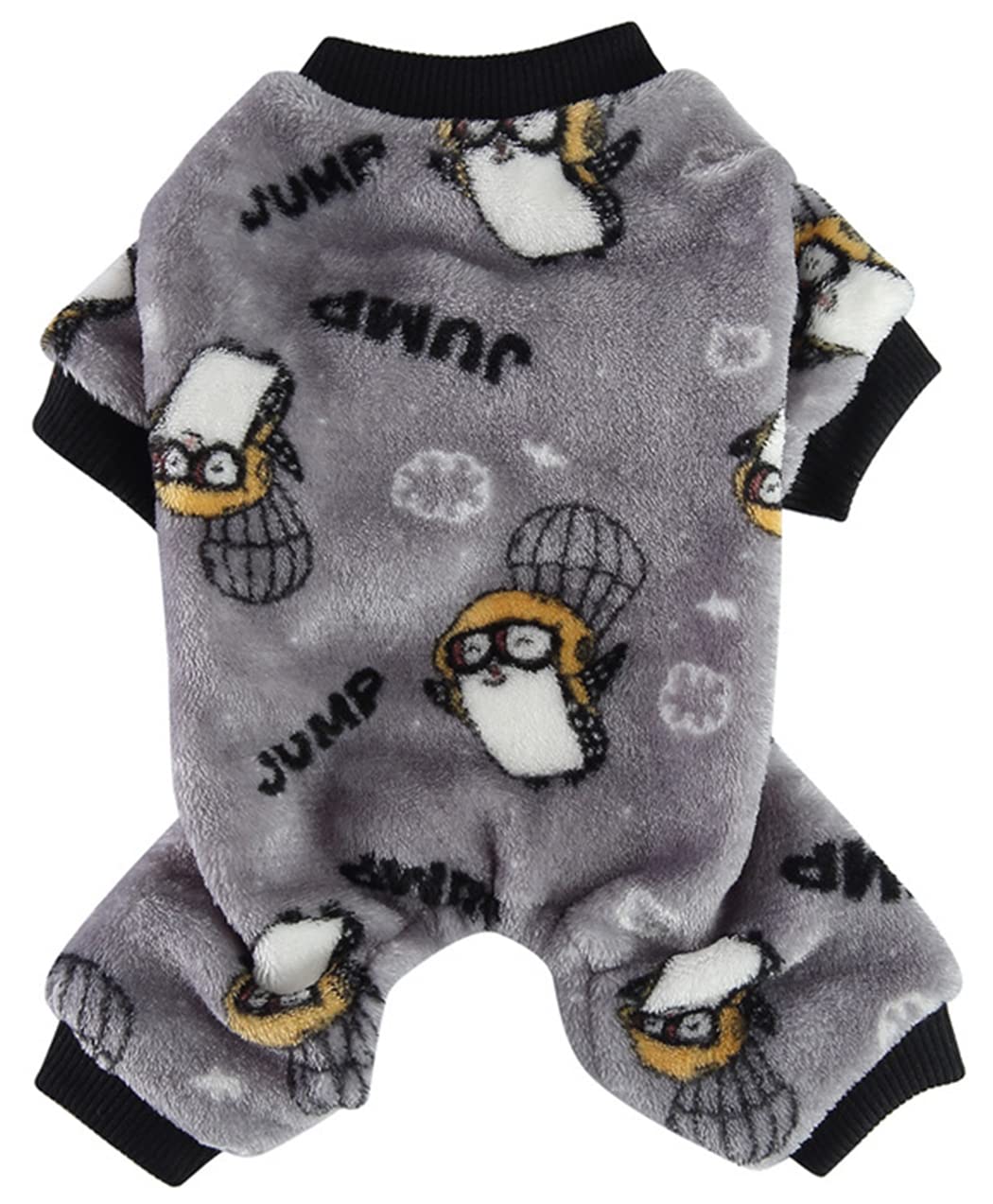 XIAOYU Cute Penguin Pattern Dog Pajamas Pet Clothes Doggie Halloween Christmas Costumes Puppy Cat Jumpsuits, XL