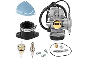 NEIVILU Carburetor Carb & Intake Manifold Boot For YAMAHA Wolverine 450 Kodiak 400 Kodiak 450 2003-2006 Grizzly 400 Grizzly 450 5ND-E4101-11-00 5TE-E4101-01-00 5GH-13586-00-00 5ND-14101-00-00 5ND-E4101-01-00