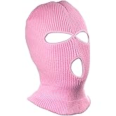 SUNTRADE 3 Hole Face Mask Winter Beanie Skull Hat Windproof Ski Snowboard Cap Wear Stylish Balaclava