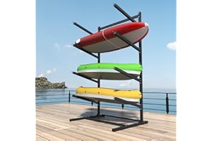 BBTEQEKN Kayak Storage Rack, Heavy Duty Kayak Racks for Garage and Outdoor Storage, for Kayak, Canoe, Surfboard, Paddleboard