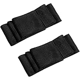 Shimmeroo A Pair Black Bow Shoe Clips for Women Dress Shoes, Elegant Plain Ribbon Bow Butterfly Shoe Clips Detachable Shoes Buckles Boot Decoration for Heels Flats Wedding Prom
