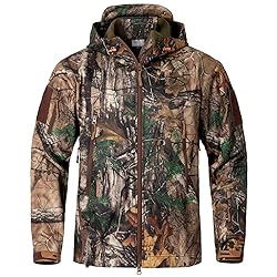 NAVEKULL Silent Hunting Clothes for Men Soft Shell