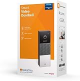 Netatmo Smart Video Doorbell HD 1080p Night Vision Person Detection Wired Black view 4