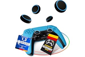 MatoSan® PS5 Controller Grip Thumbstick Accessories Silicone Caps Grip, PS4 Sticks, PS5 Controller Thump Grips Protection - Enhanced Precision & Durability PS5 Thumpstick Grips (BlueSan)