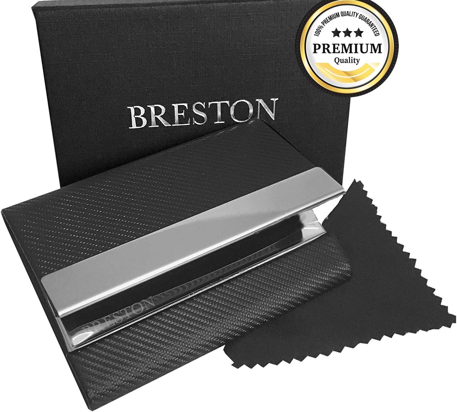 Desk Accessories Business Card Wallet Pocket Business Card Case Business Name Card Organiser With Flannel Lined