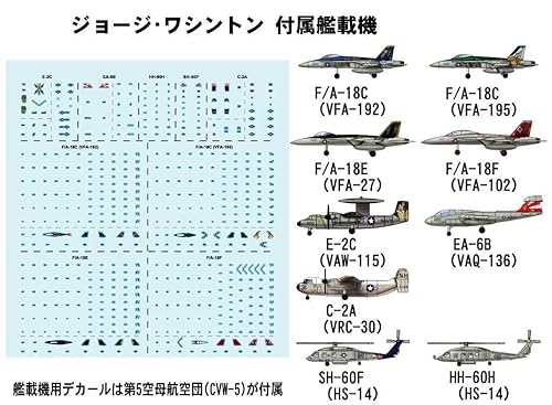 ピットロード 1/700 スカイウェーブシリーズ アメリカ海軍 空母 CVN-73 ジョージ・ワシントン 2008 プラモデル M47