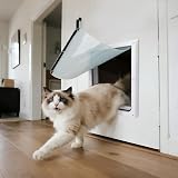 Pet Prime 2 Ways Locking Pet Flap Door Large with Transparent Flap view 8