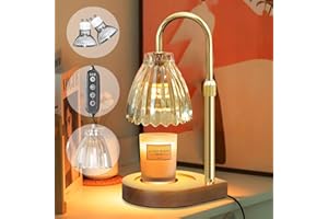 Gugsey Fragrance Candle Warmer Lamp - Dimmable Flower Candle Warmer with Timer, Electric Wax Melts Warmer, Birthday House Warming Christmas Gifts for Women, Bedroom Home Decor